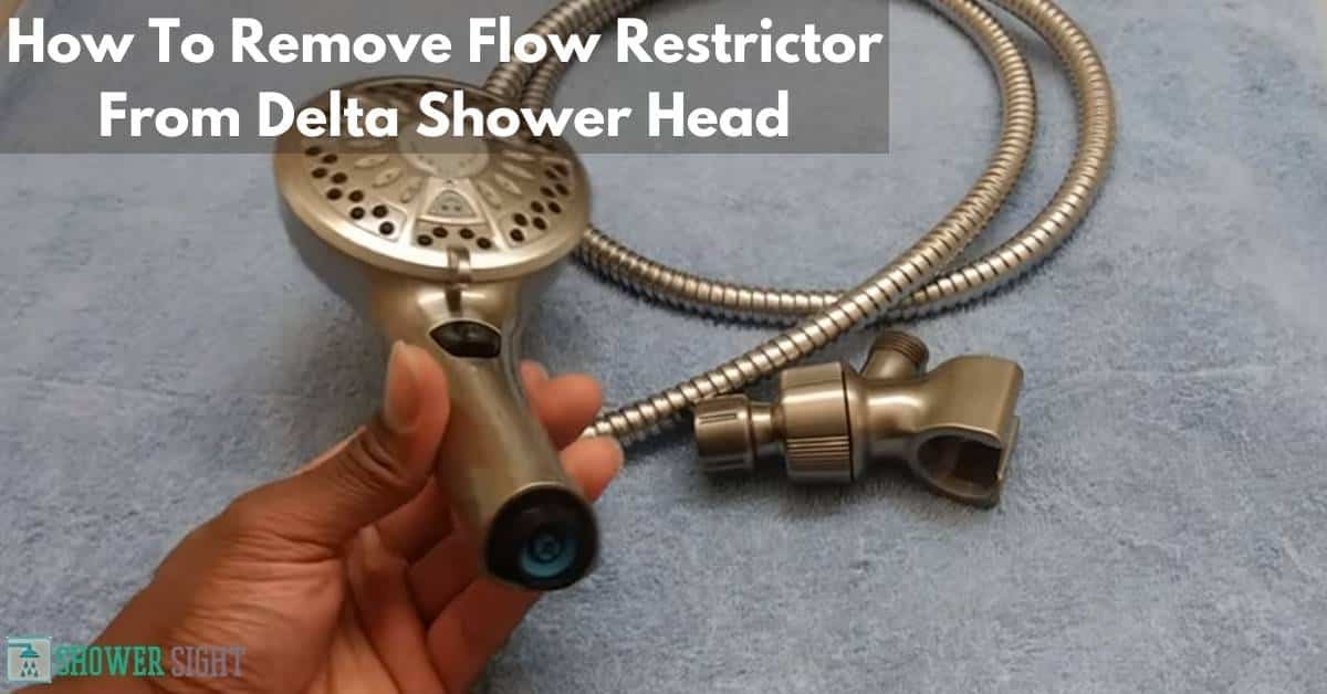 How To Remove Flow Restrictor From Delta Shower Head 1 